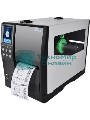 Принтер этикеток термотрансферный iDPRT iX4P Industrial 600 dpi, 102 мм/cек, USB, RS232, USB Host, Ethernet RJ-45, черный