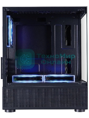 Компьютерный корпус 1STPLAYER MIKU Mi2-A ARGb черный mATX 3x120мм ARGb fans Mi2-A-BK-2FC7R-1FC7