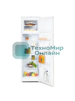 Холодильник Бирюса 424 белый двухкамерный 170/35л морозилка сверху
