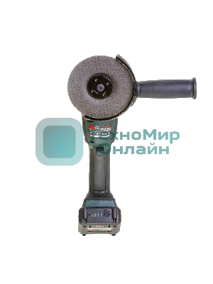 Угловая шлифовальная машина бесщеточная (болгарка) аккумуляторная KLPRO KLAT18B-20 (18В, Li-ion-2шт, 2.0Ач, 115мм, М14, 8500 об/мин З/У,сумка)