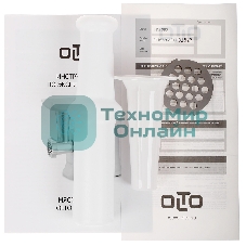 Мясорубка электрическая OLTO HM-080 белый, 1800 Вт, 1.5 кг/мин, реверс, защита от перегрузки, насадки - 4