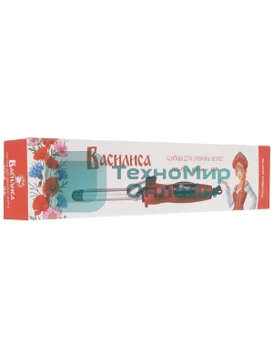 Щипцы для завивки волос Василиса ПЛ1-15 красный/черный, 19 мм, 180 °C, 1 режим