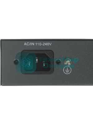 Коммутатор Digma DSP204F-2F-T80, 6×100 Мбит/с, неуправляемый