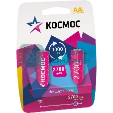 Аккумулятор Космос R6 (AA) Ni-Mh 2700MAh