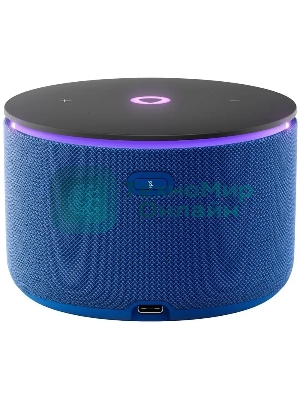 Умная колонка Яндекс Станция Мини 3 Про, 18Вт, компактная, 1 динамик, Алиса, Wi-Fi, Bluetooth 5.0, Zigbee, Matter, синий