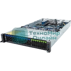 Серверная платформа Gigabyte Server Platform R283-S98/2U/2xIntel (Gen 4/5)/2xHS/32xDIMM/8xSFF NVMe/SATA/SAS + 16xSFF SATA/SAS + 2xSFF SATA/SAS/2x1GbE/2xOCP 3.0/4xFHHL/2x2000W/Rails/1Y