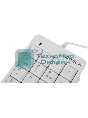 Числовой блок проводной A4Tech Fstyler FK13P, USB, белый