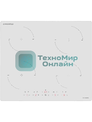 Индукционная варочная панель Maunfeld CVI604EXWH, конфорок: 4 шт., стеклокерамика, независимая, белый