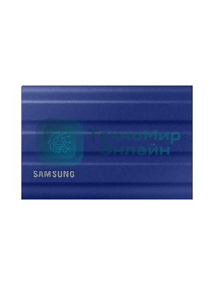 Внешний SSD Samsung T7 Shield, 1TB, USB 3.2 Gen 2 Type-C, R/W 1050/1000, синий