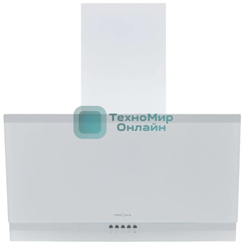 Вытяжка наклонная Krona Irma A 600 White PB белый/серебристый, 59.5 см, 1000 куб. м/ч, 62 дБ
