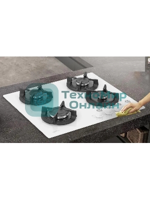 Газовая варочная поверхность Simfer H60N40W416 независимая, белый