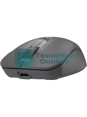 Мышь беспроводная A4Tech Fstyler FG15C Air2 серый, 1200 dpi, радиоканал, USB, кнопки - 3