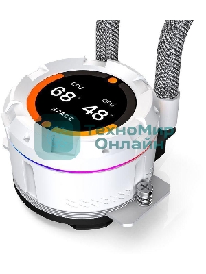 Жидкостная система охлаждения для процессора ID-COOLING SL360 XE белый 120мм алюминий+медь 1800rpm 30db 4-pin 350W