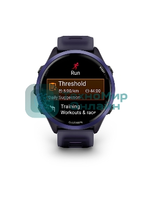 Умные часы Garmin Forerunner 570 фиолетовый, фиолетовый безель, фиолетовый ремешок 47мм