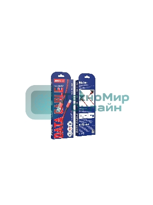 Кабель Smartbuy (iK-3122-S14rb) S14 Type-C красный/черный, 3 А, 2 м