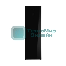 Холодильник Kuppersberg RFCN 2013 BG черное стекло двухкамерный 240/95л морозилка снизу, No Frost