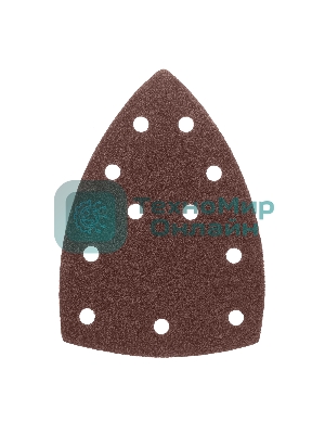 Треугольник абразивный Denzel на ворc. подложке под 