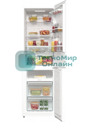 Холодильник Gorenje NRKP61EA2W4 белый двухкамерный 203/99л морозилка снизу, No Frost