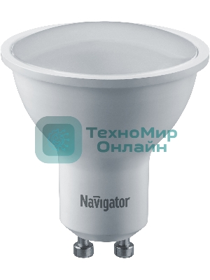 Лампа светодиодная Navigator NLL-PAR16-7-230-4K-GU10 7Вт 4000К белый GU10 500лм 170-260В