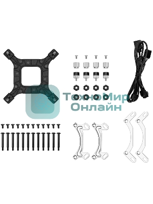 Система жидкостного охлаждения Deepcool LE360 PRO ARGb Soc-AM5/AM4/1200/1700/1851 черный 4-pin 19-33dB Al 300W 1817gr Ret (R-LE360PRO-BKAMMC-G-1)