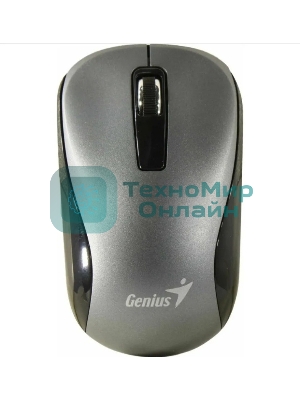 Мышь беспроводная Genius NX-7010 серый, 1200 dpi, радиоканал, USB, кнопки - 3