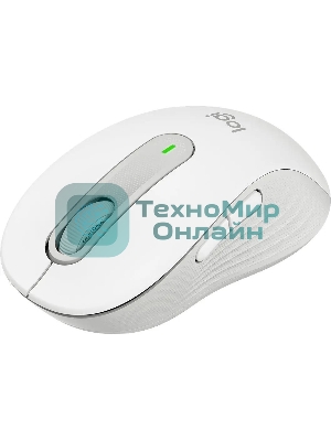Мышь беспроводная Logitech Signature M650 белый, 4000 dpi, радиоканал, Bluetooth, USB, кнопки - 5