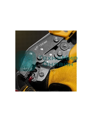 Клещи для обжима неизолированных наконечников Denzel НК и НВ, разъемов РП, 1,5 - 6 мм2