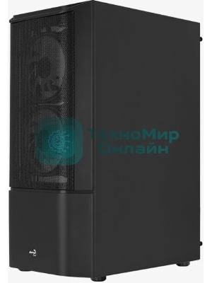 Корпус ATX Aerocool/Formula Quantum Mesh-G-BK-v3 4710562758580 черный, без БП, USB 3.0, 2*USB 2.0, HD Audio