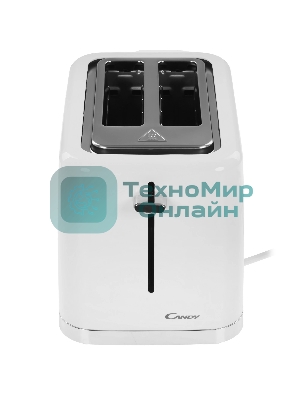 Тостер Candy CT-252 белый, 930 Вт, 2 слота