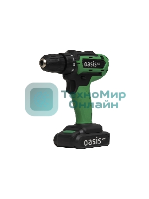 Дрель-шуруповерт Oasis AS-18V Eco (J) 201, 18 В, 1,5 Ач, 30 Нм, щеточный