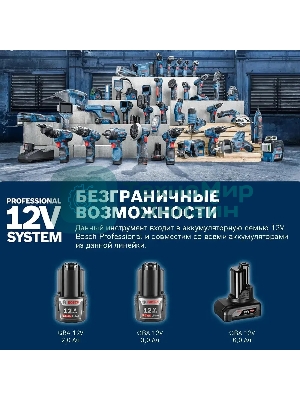 Эксцентриковая шлифмашина Bosch GEX 12V-125 D125мм аккум. (0601372101)