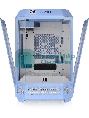 Компьютерный корпус Thermaltake The Tower 300 Hydrangea голубой без БП miniITX 8x120мм 6x140мм 2xUSB 3.0 audio bott PSU