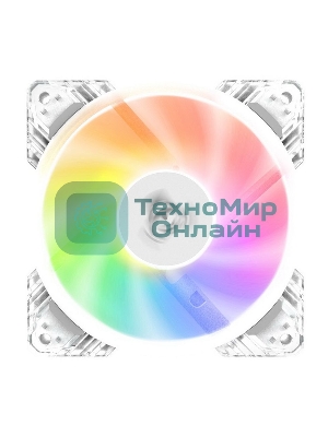 Вентилятор для корпуса Alseye N12-W белый, 120 мм, 1800 об/мин, 37.8 дБ, 4 pin