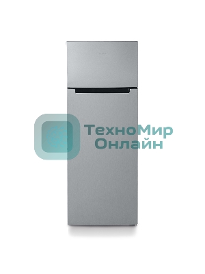 Холодильник Бирюса M6135 металлик двухкамерный 240/60л морозилка сверху, автоматическое оттаивание