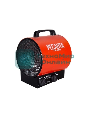 Тепловая пушка электрическая Ресанта ТЭП-3000К 3000Вт красный
