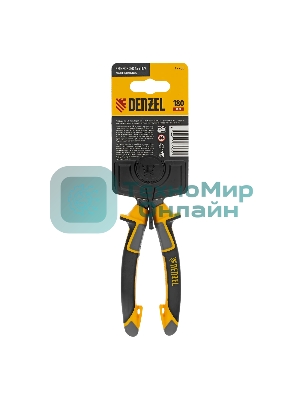 Бокорезы Denzel 180 мм, усиленные, трехкомпонентные рукоятки