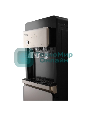 Кулер для воды AEL LD-AEL-806a, нижняя загрузка, нагрев 95 °С, охлаждение 10 °С, черный/золотистый