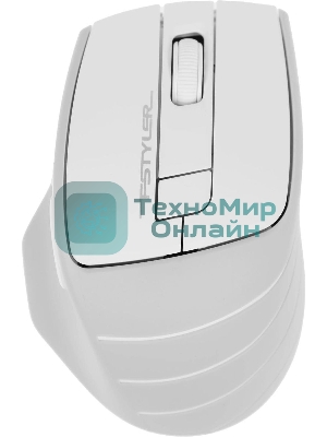 Мышь беспроводная A4Tech Fstyler FG30S белый/серый, 2000 dpi, радиоканал, USB, кнопки - 6