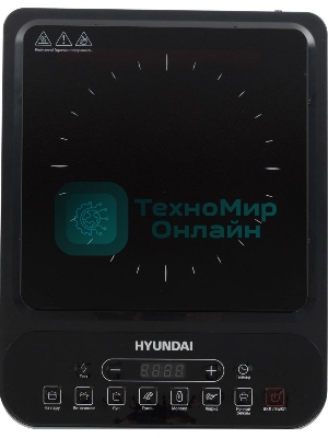 Плита настольная электрическая Hyundai HYC-0101 черный эмаль (настольная)