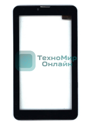 Сенсорное стекло (тачскрин) для Irbis TZ50/TZ52, черное с рамкой