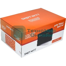 Стабилизатор напряжения Smartwatt AVR Triac 500TW 500ВА черный