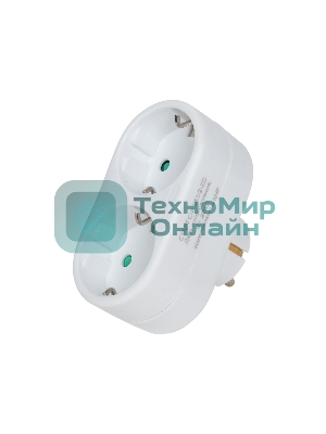 Бытовые удлинители С/АДАПТЕР СТАРТ SA1/2-ZD 2 роз.