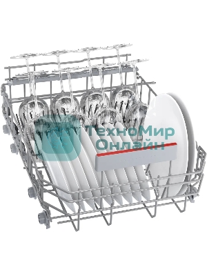 Встраиваемая посудомоечная машина Bosch SPV4HMX65Q, серебристый, 45 см, 10 компл., 45 дБ, класс A+