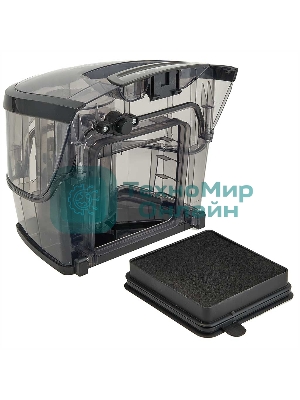 Пылесос Delta LUX DL-0836 черный с бирюзовым