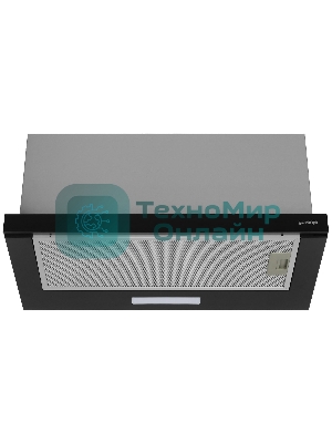 Вытяжка встраиваемая Gorenje TH60E6XB серебристый управление: кнопочное (1 мотор)