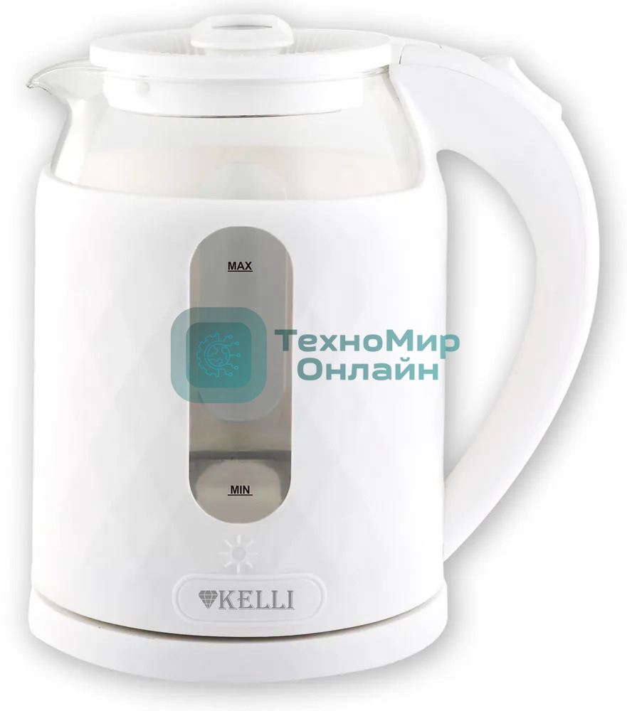 Чайник электрический Kelli KL-1805 белый