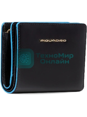 Кошелек женский Piquadro Blue Square PD6660B2R/N черный натур.кожа