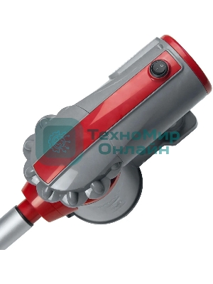 Пылесос вертикальный Galaxy GL 6255 серый/красный, питание от сети, 150 Вт, уборка сухая, пылесборник 0.8 л