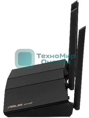 Роутер беспроводной Asus RT-AX57 AX3000 10/100/1000BASE-TX черный