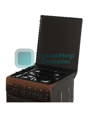 Плита газовая Gefest ПГ 3200-06 К43 коричневый, конфорок 4 шт, духовка 42 л, 50 см x 85 см x 57 см